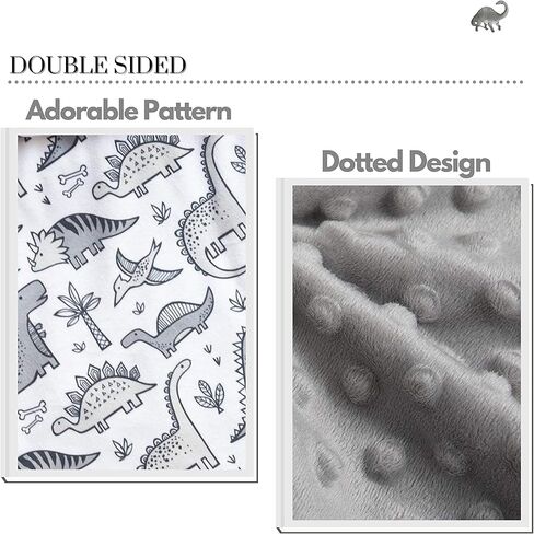 Baby Plush Minky Blanket Double Layer with Dotted Backing for Baby Girl or Baby Boy (Halloween 3) in Kuwait