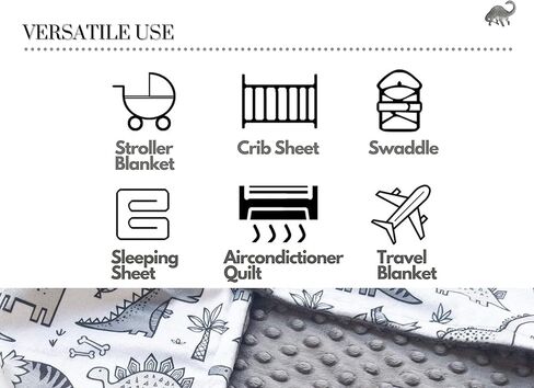 Baby Plush Minky Blanket Double Layer with Dotted Backing for Baby Girl or Baby Boy (Halloween 3) in Kuwait