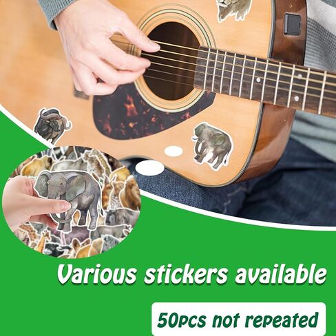 200Pcs Green Plant Jungle Animal Ocean Stickers, Botanical Nature Wild Animal Sea Life Aesthetic Decals, Waterproof Vinyl Stickers for Water Bottles Laptop Phone Computer Luggage Skateboard in Saudi Arabia