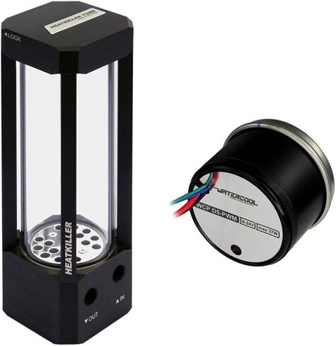 خزان أنبوب Watercool Heatkiller 150 مم وحزمة مضخة D5 PWM in Kuwait