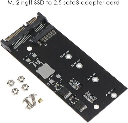 1 قطعة SATA B + M مفتاح M.2 NGFF SSD إلى 2.5 SATA 3 محول بطاقة إلى وحدة محول SATA 3 in Kuwait