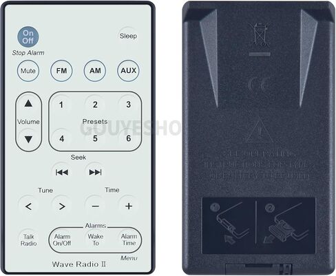 New Replacement Remote Control fit for Bose Wave Radio II AWR1B1 AWR1B2 white in Saudi Arabia