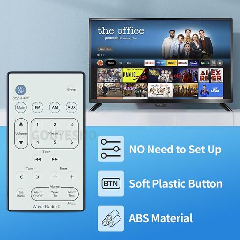 New Replacement Remote Control fit for Bose Wave Radio II AWR1B1 AWR1B2 white in Saudi Arabia