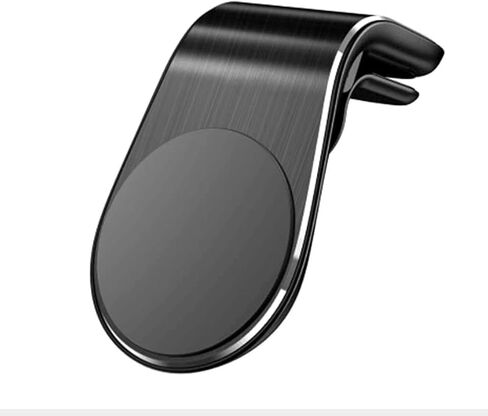 Magnetic Phone Holder/Clip for Car, L- Shape, Extra-Strong Magnet included, Fits any phone, Clips into air vent in Saudi Arabia