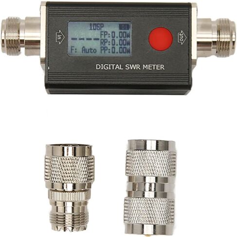 مقياس SWR الرقمي، مقياس SWR الرقمي المحمول، 120 وات 80 ‑ 999 ميجا هرتز VHF UHF راديو ثنائي الاتجاه، شاشة LCD بإضاءة خلفية، مقياس SWR للطاقة المحمول in Saudi Arabia