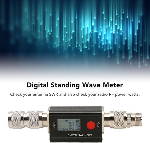 مقياس SWR الرقمي، مقياس SWR الرقمي المحمول، 120 وات 80 ‑ 999 ميجا هرتز VHF UHF راديو ثنائي الاتجاه، شاشة LCD بإضاءة خلفية، مقياس SWR للطاقة المحمول in Saudi Arabia