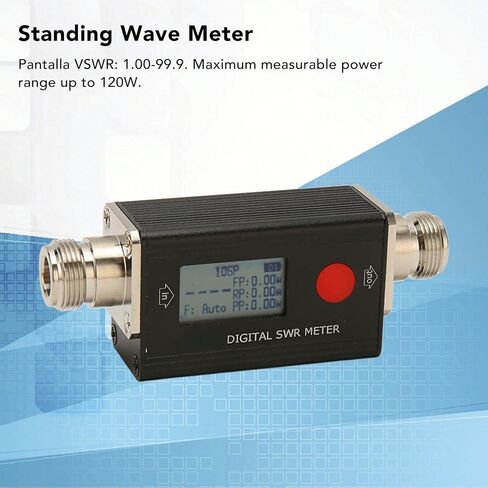 مقياس SWR الرقمي، مقياس SWR الرقمي المحمول، 120 وات 80 ‑ 999 ميجا هرتز VHF UHF راديو ثنائي الاتجاه، شاشة LCD بإضاءة خلفية، مقياس SWR للطاقة المحمول in Saudi Arabia