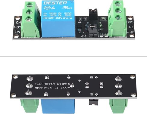 6pcs 3v 1 Channel Relay Board for Raspberry Pi Arduino Relay Module 1 Channel Opto-Isolate High Level Trigger for IOT ESP8266 Microcontrollers Development Board in Saudi Arabia