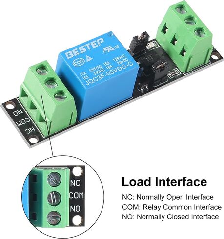 6pcs 3v 1 Channel Relay Board for Raspberry Pi Arduino Relay Module 1 Channel Opto-Isolate High Level Trigger for IOT ESP8266 Microcontrollers Development Board in Saudi Arabia