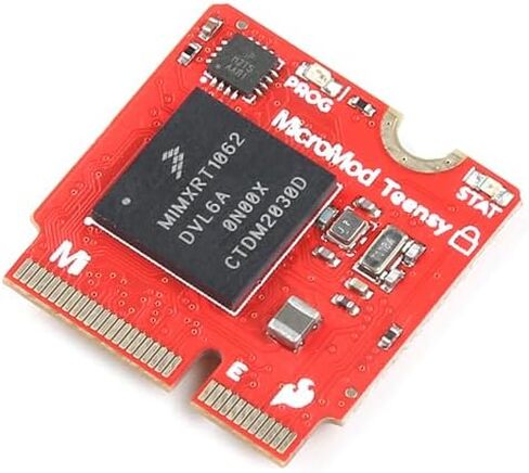معالج SparkFun MicroMod Teensy مع حماية النسخ، شريحة NXP iMXRT1062، موصل M.2 MicroMod الأبعاد: 22 مم × 22 مم × 15 مم in Saudi Arabia
