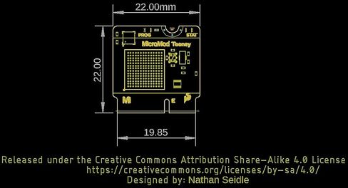 معالج SparkFun MicroMod Teensy مع حماية النسخ، شريحة NXP iMXRT1062، موصل M.2 MicroMod الأبعاد: 22 مم × 22 مم × 15 مم in Saudi Arabia
