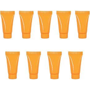 5ml Sample Packing Bottles Jars,50 Pcs Empty Refillable Plastic Tubes Cosmetic Mini Makeup Containers for Body Lotion Shampoo Shower Gel Cream Cleanser,Black