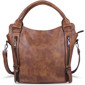 Wohegyy purses and handbags for women Synthetic leather tote bag shoulder bag Hobo Bags with Adjustable Shoulder Strap