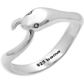 Boma Jewelry Sterling Silver Snake Ring