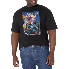 Marvel Big & Tall Classic Avengers Team Nov18 Men's Tops Short Sleeve Tee Shirt