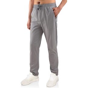 Men's Casual Fashion Slim Fit Elastic Waist Travel Track Running Hiking Golf Joggers Pants