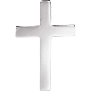 11x8mm Cross Crucifix Lapel Pin