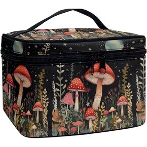 Aztec Skin Care Bag Portable Makeup Case Single Layer Makeup Bag Organizer Multi-function Stylish Travel Cosmetic Bags for Women for Purse Large