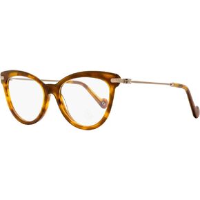 Moncler Cateye Eyeglasses ML5018 053 Blonde Havana/Bronze 53mm 5018