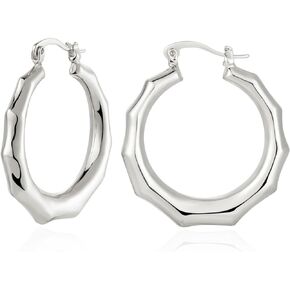 YANODA Chunky Gold Hoop Earrings for Women 14K Gold Plated Thick Gold Hoop Earrings Hypoallergenic Gold Hoops Lightweight Gold Chunky Hoop Earrings for Women Girls