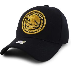 Trendy Apparel Shop Cities of Mexico Circular Logo Embroidered Structured Baseball Cap