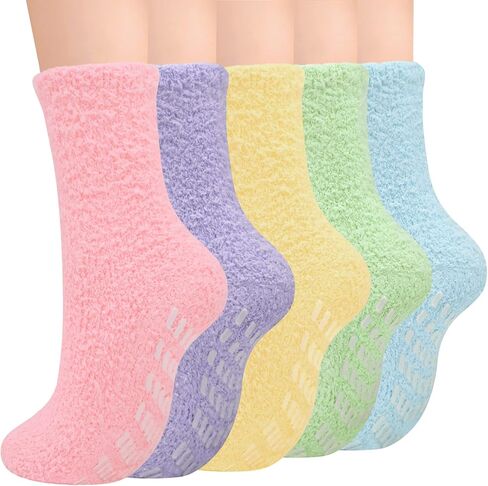 جوارب غامضة مع مقابض للنساء، جوارب غير قابلة للانزلاق، جوارب نسائية منفوشة، جوارب مريحة، جوارب مريحة، جوارب مستشفى ناعمة in Kuwait