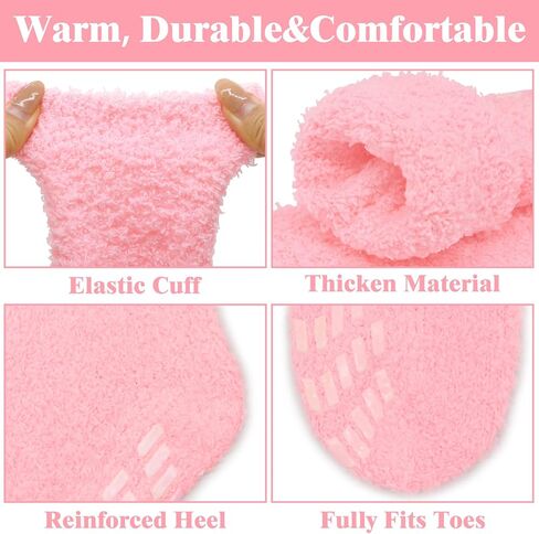 جوارب غامضة مع مقابض للنساء، جوارب غير قابلة للانزلاق، جوارب نسائية منفوشة، جوارب مريحة، جوارب مريحة، جوارب مستشفى ناعمة in Kuwait