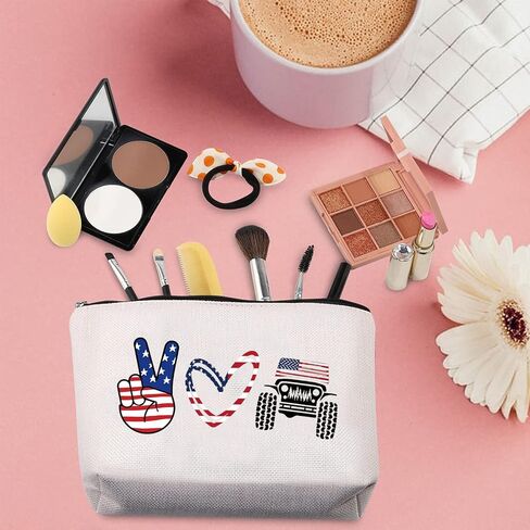 TSOTMO 4x4 Vehicle Off Road Zipper Cosmetic Bag Offroad Vehicle Gift Offroading Lovers Gift Overland Cross-Country Race Gift Off Road 4x4 Travel Toiletry Bag (Love Vehicle) in Saudi Arabia