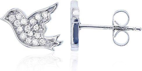 مسمار الحمامة من الفضة الاسترليني Micropave in Kuwait