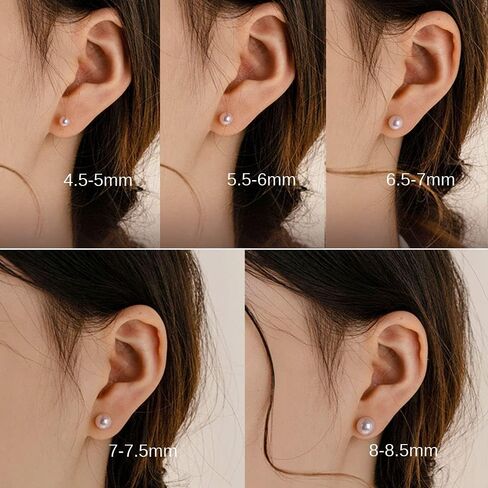 أقراط من اللؤلؤ الذهبي عيار 18 قيراط ومجوهرات لآلئ المياه العذبة المزروعة للنساء in Kuwait