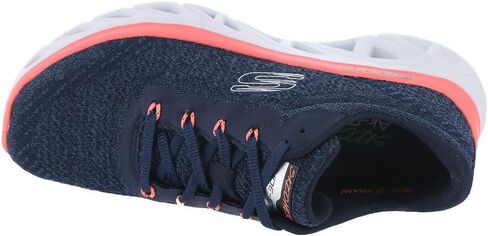 Skechers Sport Glide Step Sport149943 Womens Sneaker 85 BM US NavyCoral in Saudi Arabia
