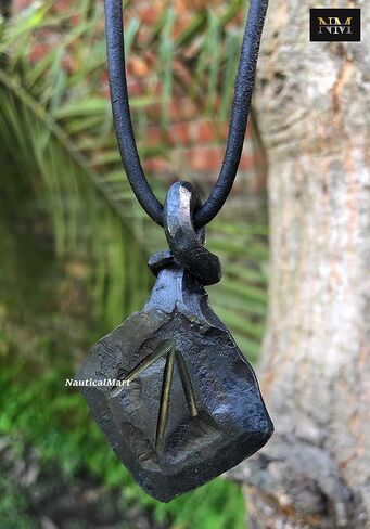 Teiwaz Rune, Forged Iron Rune, Tiwaz Rune, Tyr Tiw Rune, Viking Rune, Runic Amulet, Nordic Pendant, Talisman Necklace Fantasy Gift in Saudi Arabia