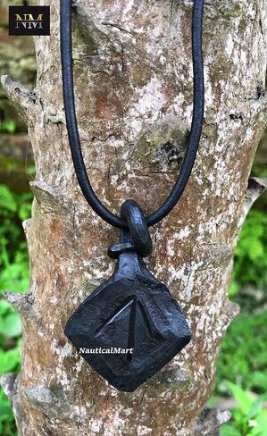 Teiwaz Rune, Forged Iron Rune, Tiwaz Rune, Tyr Tiw Rune, Viking Rune, Runic Amulet, Nordic Pendant, Talisman Necklace Fantasy Gift in Saudi Arabia