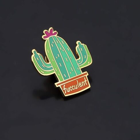 Fucculent Enamel Pin Cactus Succulent Jewelry Cactus Enamel Pin Succulent Brooch Cactus Lover Gift in Saudi Arabia