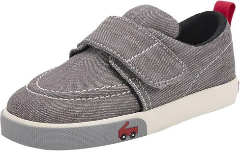 See Kai Run - Wyatt Sneaker for Little Kids, Gray Denim, Toddler 9 in Saudi Arabia