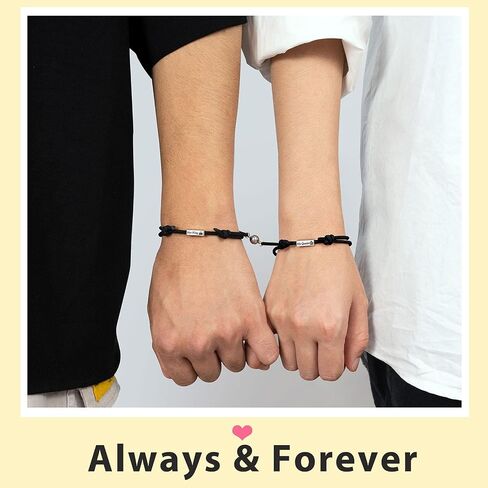 UNGENT THEM Couples Bracelets I Love You No Matter Distance Couple Bracelets for Women Men Boyfriend Girlfriend Best Friends in Saudi Arabia