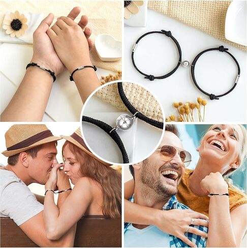UNGENT THEM Couples Bracelets I Love You No Matter Distance Couple Bracelets for Women Men Boyfriend Girlfriend Best Friends in Saudi Arabia