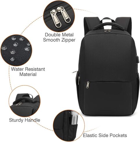 Laptop Backpacks, Anti Theft Backpack, Business Work Backpack for Men Women, Waterproof Backpack fits 15.6Inch Laptop Notebook in Kuwait