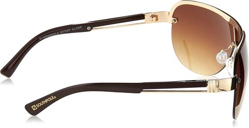 SOUTHPOLE 5075sp نظارة شمسية مستطيلة واقية شبه معدنية بدون إطار من الأشعة فوق البنفسجية 400. هدايا رائعة للرجال، 140 ملم in Kuwait