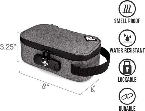Erozul Genesis Storage Travel Case with Combination Lock Water Resistant Organizer Bag + Bonus Gifts (Graphite) in Saudi Arabia