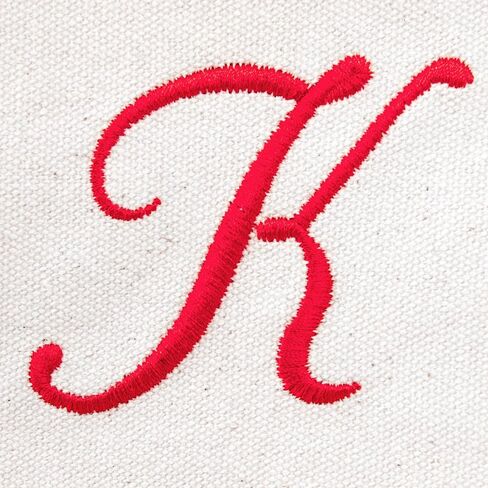 DALIX Beach Tote Bag Shoulder Bags Striped Monogrammed Red Ballent Letter A - Z in Saudi Arabia