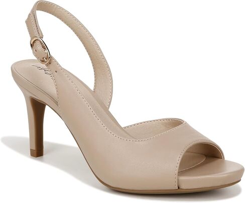 LifeStride Women's Teller 2 Slingback Peep Toe Pumps Heeled Sandal in Saudi Arabia