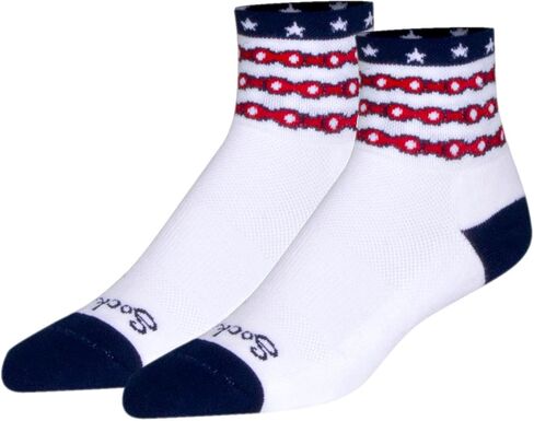 SockGuy Unisex The Brave 3in Ankle Athletic Cycling/Running Socks… in Saudi Arabia