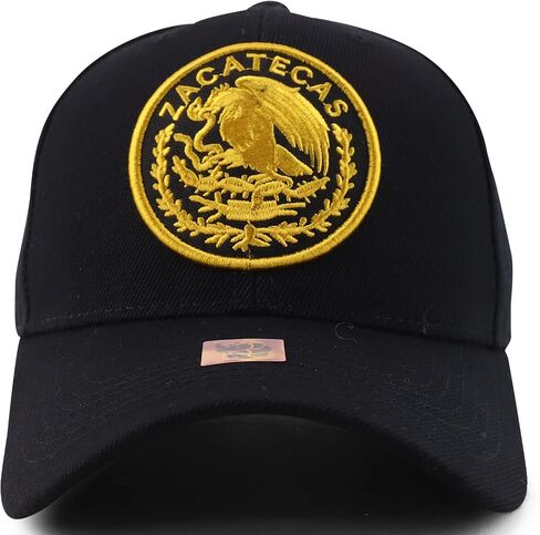 Trendy Apparel Shop Cities of Mexico Circular Logo Embroidered Structured Baseball Cap in Saudi Arabia