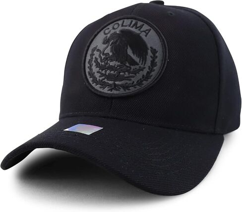 Trendy Apparel Shop Cities of Mexico Circular Logo Embroidered Structured Baseball Cap in Saudi Arabia