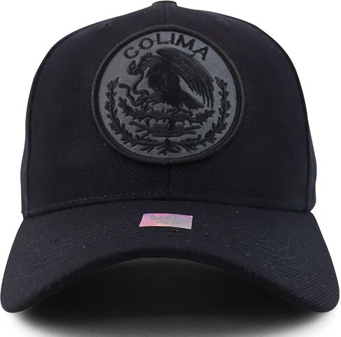 Trendy Apparel Shop Cities of Mexico Circular Logo Embroidered Structured Baseball Cap in Saudi Arabia
