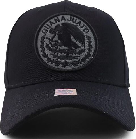 Trendy Apparel Shop Cities of Mexico Circular Logo Embroidered Structured Baseball Cap in Saudi Arabia