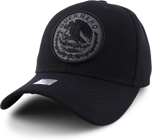 Trendy Apparel Shop Cities of Mexico Circular Logo Embroidered Structured Baseball Cap in Saudi Arabia