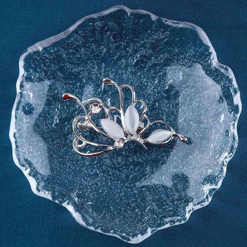 Rhinestone Butterfly Brooch Pin Sparkly Crystal Hollow Butterfly Brooch Classic Wedding Bridal Bouquet Pin Vintage Insects Badge Corsage Jewelry For Women Girls in Saudi Arabia