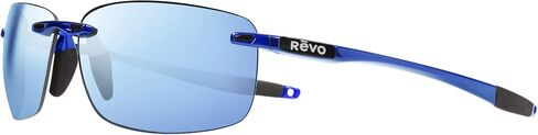 Revo Sunglasses Descend N: Polarized Lens Filters UV, Rimless Rectangle Frame in Saudi Arabia